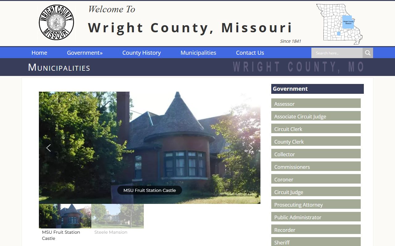 Wright County Circuit Clerk municipal traffic records source