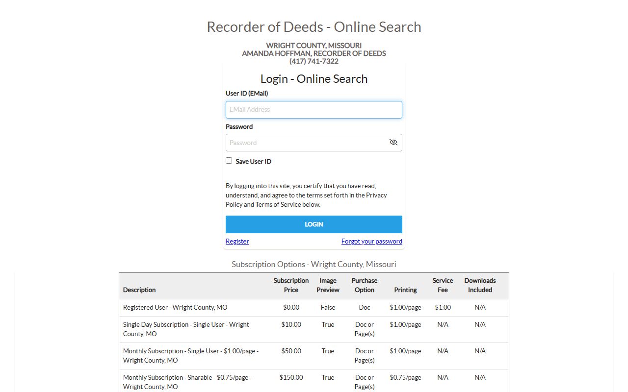 Wright County marriage records iCounty recorder login