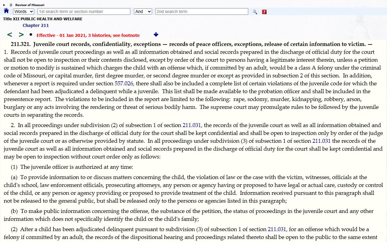 Wright County probate records juvenile confidentiality statute